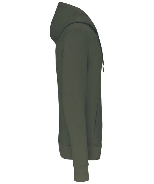 K4027 - Ecologische herensweater met capuchon Dark Khaki