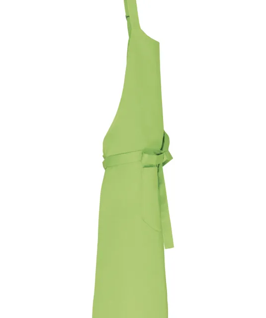 K8007 - Schort met zak van biologisch katoen Lime