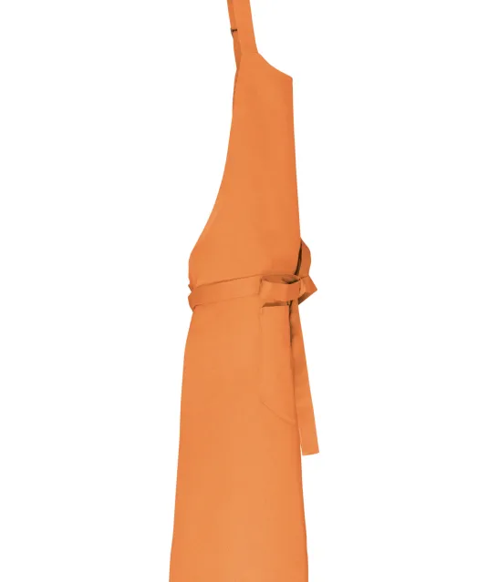 K8007 - Schort met zak van biologisch katoen Light Orange