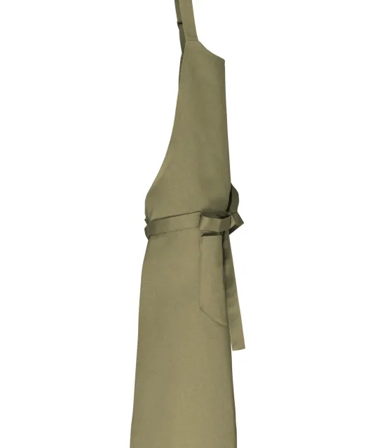 K8007 - Schort met zak van biologisch katoen Light Olive Green