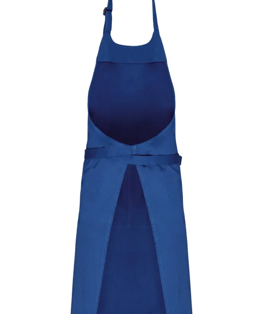 K8007 - Schort met zak van biologisch katoen Sea Blue