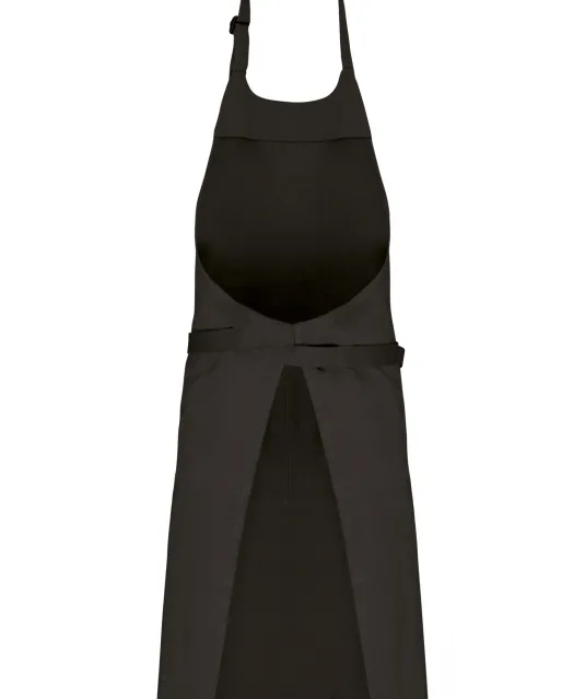 K8007 - Schort met zak van biologisch katoen Dark Grey