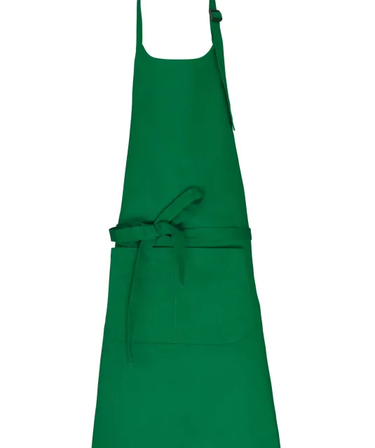K8007 - Schort met zak van biologisch katoen Green Field