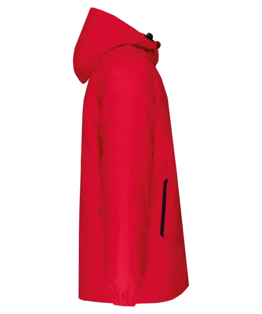 K6152 - Unisex gerecycled parka met capuchon Red