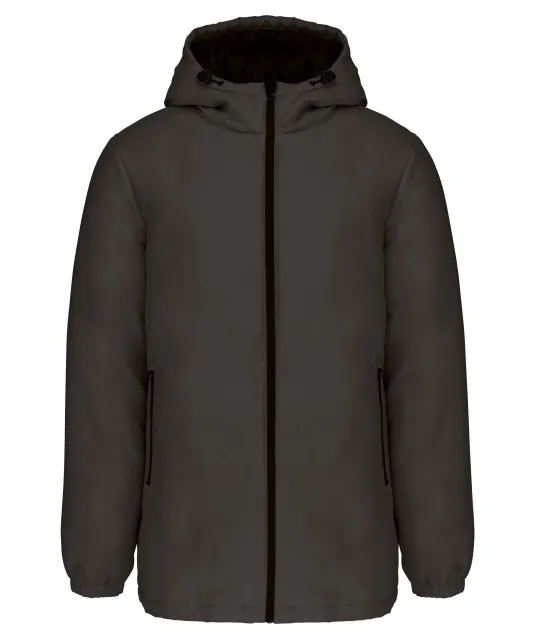 K6152 - Unisex gerecycled parka met capuchon Dark Grey