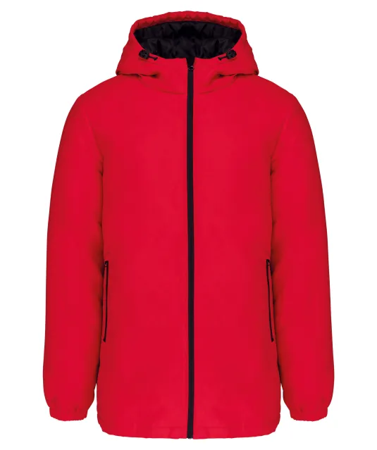 K6152 - Unisex gerecycled parka met capuchon Red