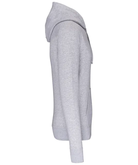 K4029 - Ecologische kindersweater met capuchon Oxford Grey