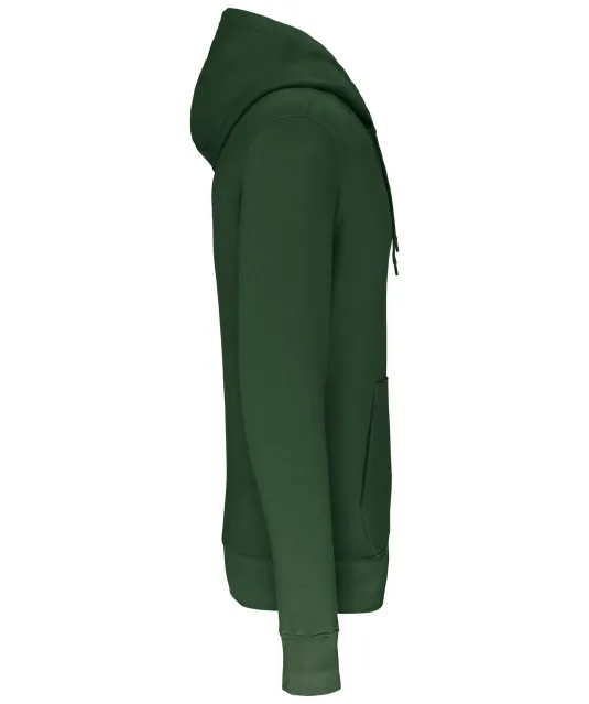 K4029 - Ecologische kindersweater met capuchon Forest Green