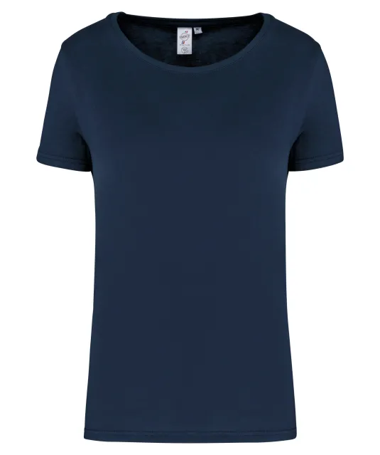 K3041 - Women's organic t-shirt "Origine France Garantie" Navy