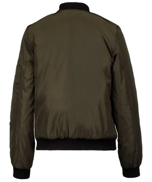 K6123 - Dames bomberjack Deep khaki