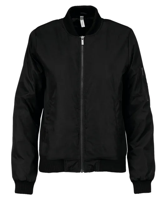 K6123 - Dames bomberjack Black