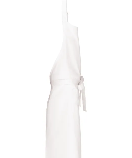 K8005 - Schort wasbaar op hoge temperatuur White
