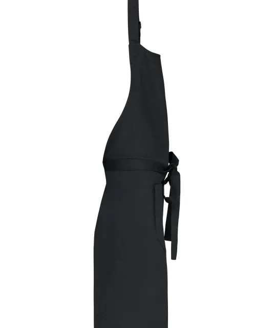 K8005 - Schort wasbaar op hoge temperatuur Black