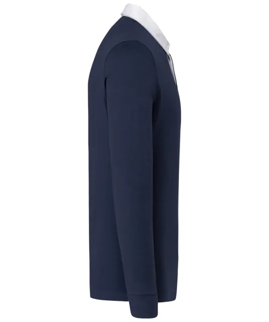 K213 - Rugbypolo Navy / White