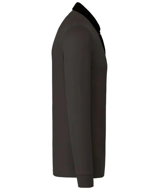 K213 - Rugbypolo Dark Grey / Black