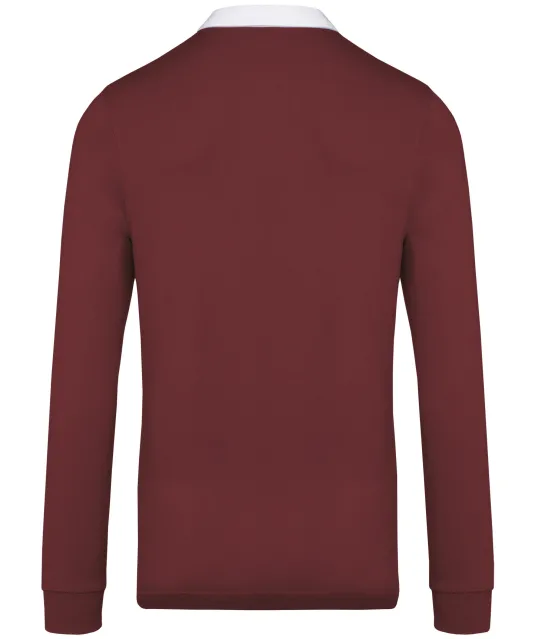 K213 - Rugbypolo Wine / White