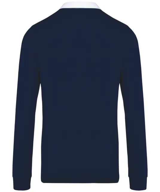 K213 - Rugbypolo Navy / White