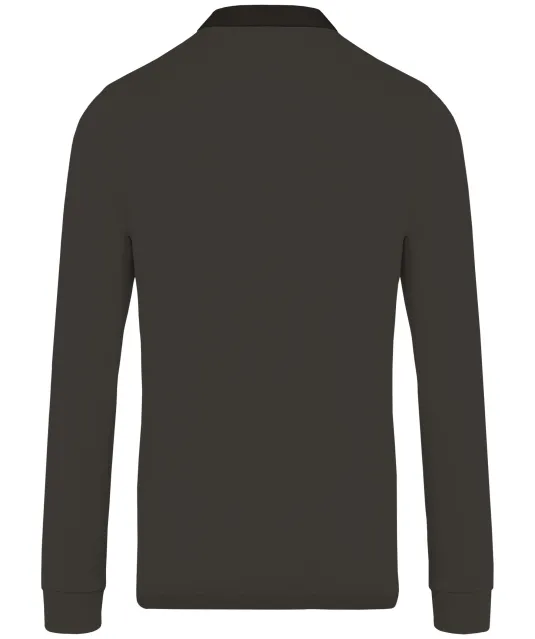 K213 - Rugbypolo Dark Grey / Black