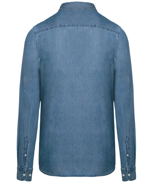 K512 - Herenoverhemd Denim Chambray Blue