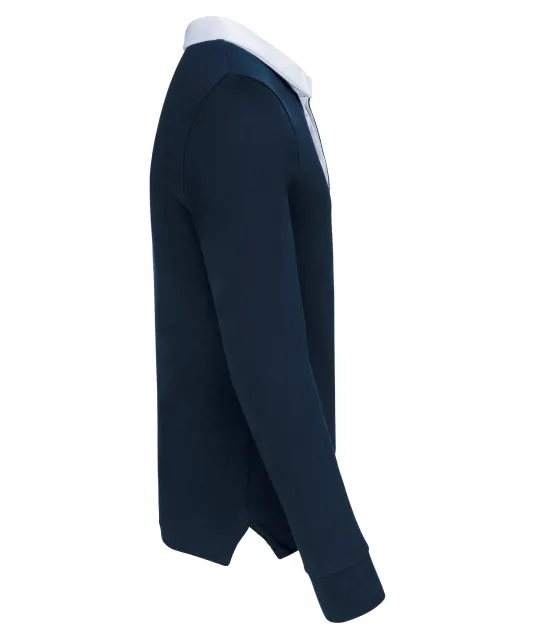 K214 - Kinder-rugbypolo Navy / White