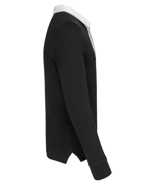 K214 - Kinder-rugbypolo Black / White