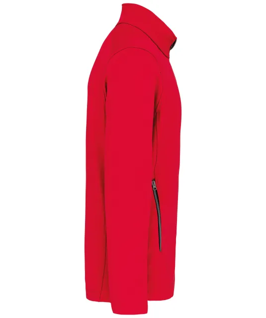 K424 - 2-laagse herensoftshelljas Red
