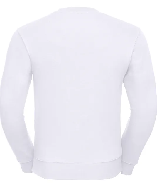 RU262M - Authentic Sweater met ronde hals White
