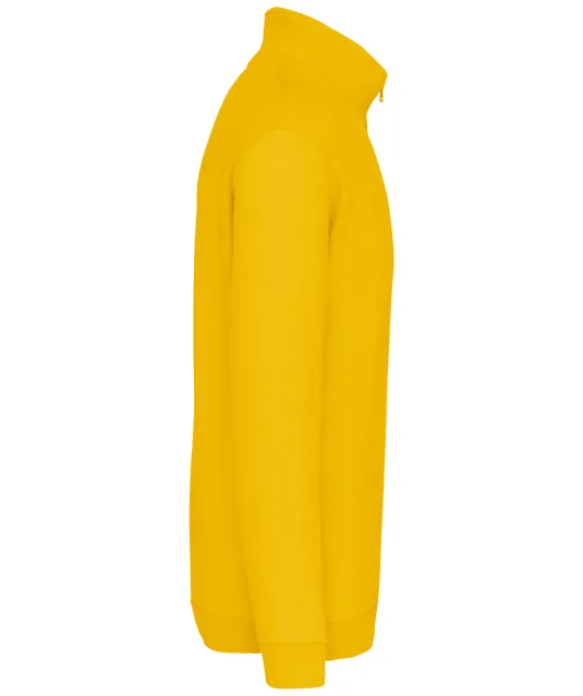 K478 - Sweater met ritskraag Yellow