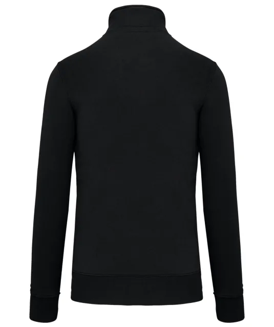 K487 - Sweater met ritskraag Black