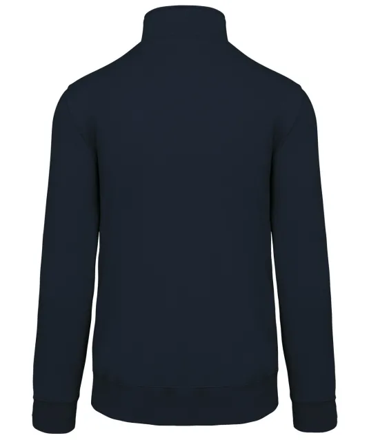 K487 - Sweater met ritskraag Navy
