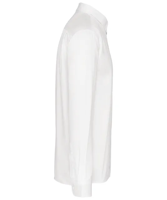 K586 - Herenoverhemd met lange mouwen van katoen Nevada White