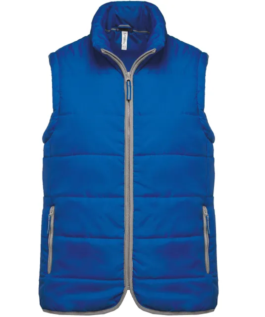 K6116 - Gewatteerde bodywarmer Light Royal Blue