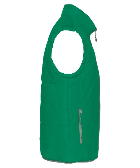 K6116 - Gewatteerde bodywarmer Kelly Green