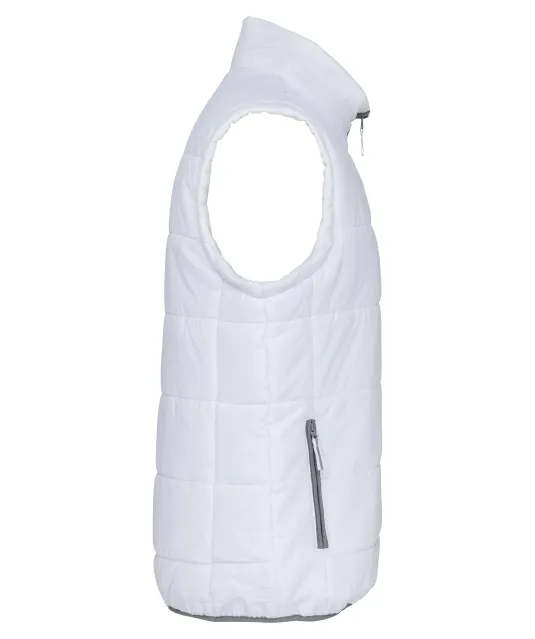 K6116 - Gewatteerde bodywarmer White