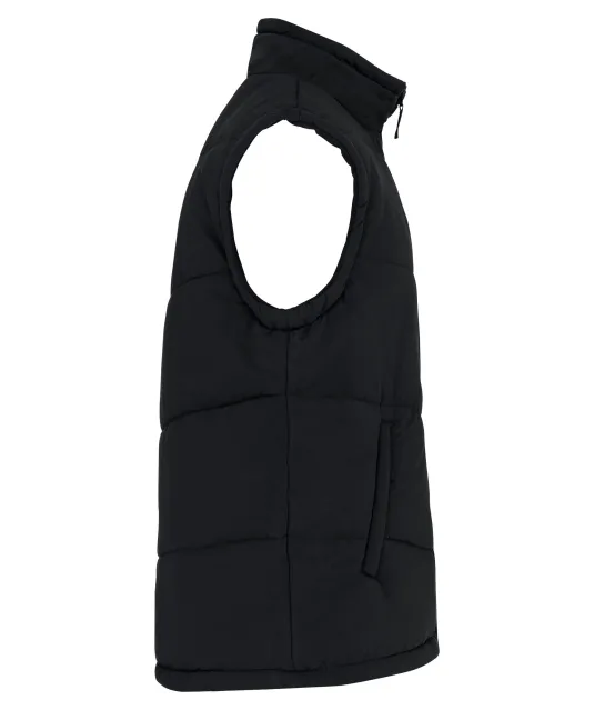 K6118 - Met fleece gevoerde bodywarmer Black