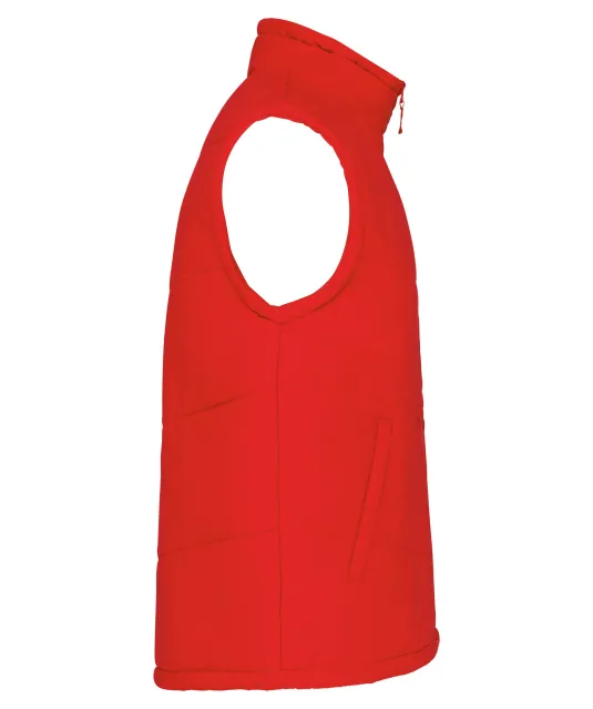 K6118 - Met fleece gevoerde bodywarmer Red