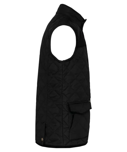 K6124 - Gewatteerde herenbodywarmer Black