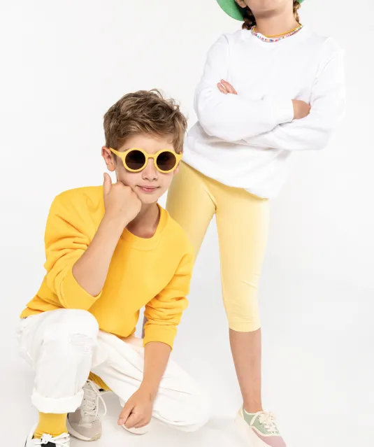 K475 - Kindersweater ronde hals White