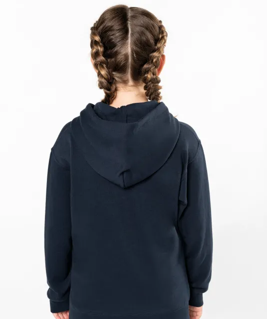 K477 - Kindersweater met capuchon Black