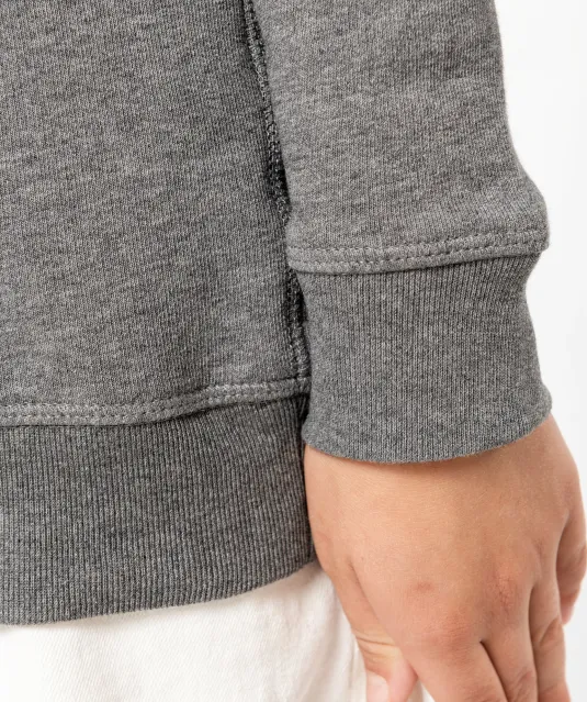 K490 - Sweater bio raglanmouwen kids Black