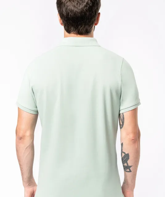 K209 - BIO piqué herenpolo korte mouwen White