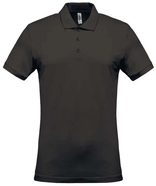 K254 - Piqué-herenpolo korte mouwen Dark Grey