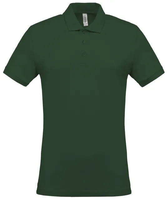 K254 - Piqué-herenpolo korte mouwen Forest Green