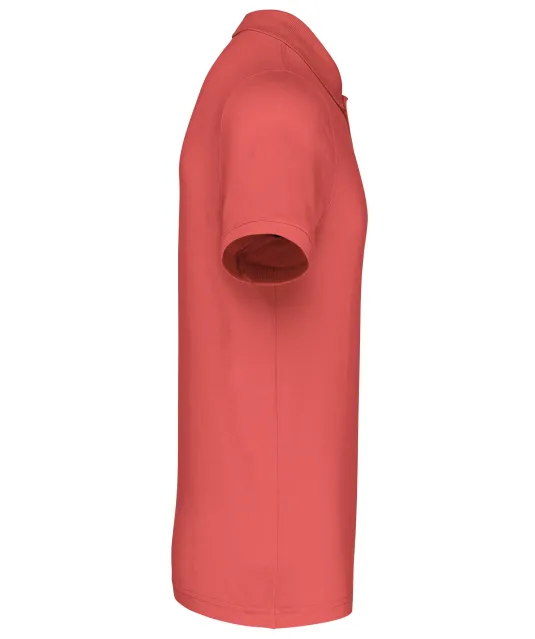 K254 - Piqué-herenpolo korte mouwen True Coral