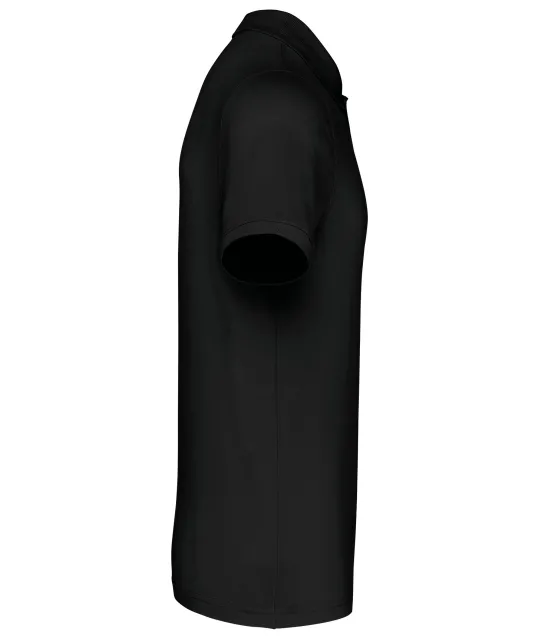K254 - Piqué-herenpolo korte mouwen Black