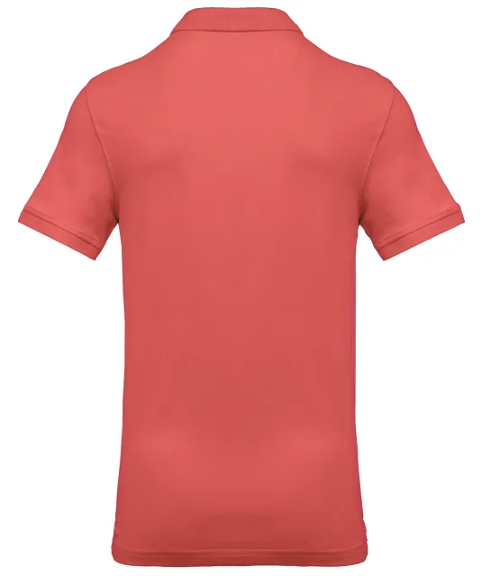 K254 - Piqué-herenpolo korte mouwen True Coral