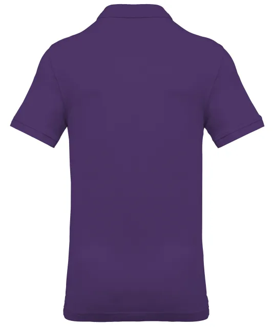 K254 - Piqué-herenpolo korte mouwen Purple
