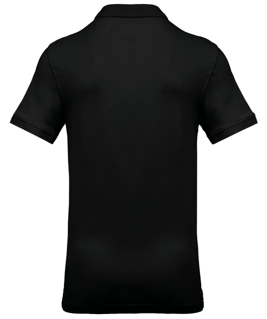 K254 - Piqué-herenpolo korte mouwen Black