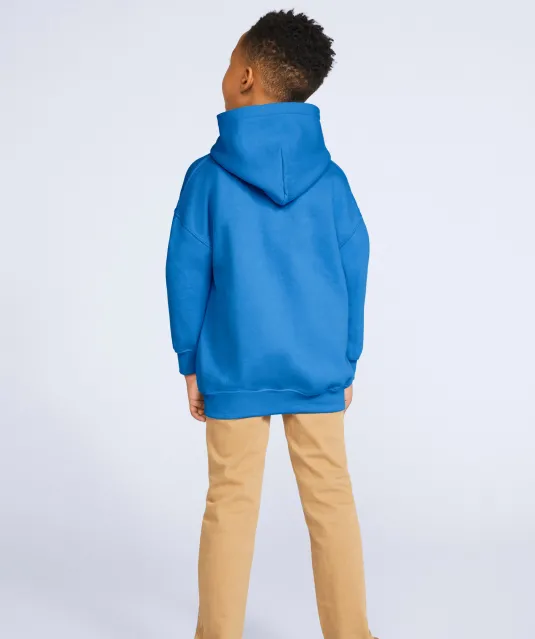 GI18500B - Heavy Blend™ Classic Fit Kinder sweater met capuchon White