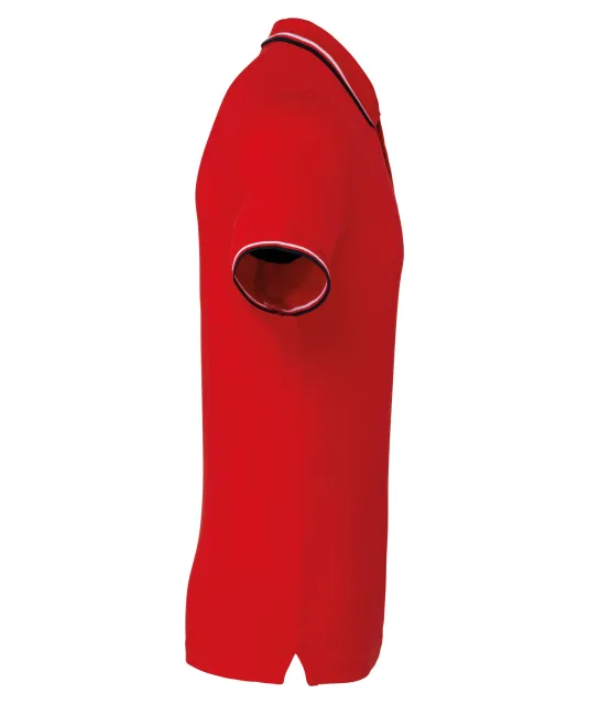 K250 - Polo korte mouwen Red / Navy / White